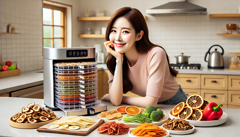 식재료별 식품건조기 온도와 건조 시간